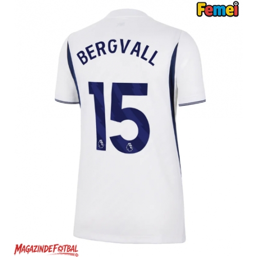 Tottenham Hotspur Lucas Bergvall #15 Tricou Fotbal Replică 2026-27 Femei Acasa Tottenham Hotspur Lucas Bergvall #15 Tricou Fotbal Replică 2026-27 Femei Acasa